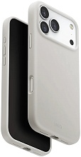 Чехол Uniq LINO с MagSafe для iPhone 17 Pro Max, светло-серый (IP6.9P(2025)-LINOMMGRY)