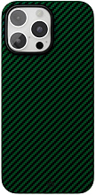 Чехол VLP Kevlar Case с MagSafe для iPhone 16 Pro, зеленый/черный (1058038)