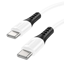 Кабель Hoco X82 Type-C to Type-C 60W 1м, белый
