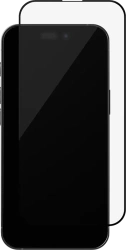 Защитное стекло uBear Extreme Nano Shield для iPhone 16e, черная рамка (GL194BL03AN62-I25)