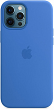 Силиконовый чехол MagSafe для iPhone 12 Pro/12 (Капри)