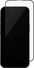 Защитное стекло uBear Extreme Nano Shield для iPhone 16e, черная рамка (GL194BL03AN62-I25)