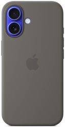 Чехол Apple для iPhone 16 Silicone Case с MagSafe, Stone Gray (MYY33)