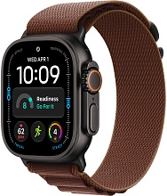 Apple Watch Ultra 4 (2026) 49mm Black Titanium Case with Burgundy Alpine Loop Small