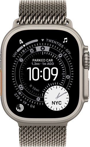 Apple Watch Ultra 3 (2025) 49mm Titanium Milanese Loop