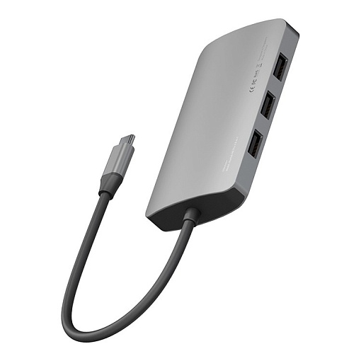 Разветвитель EnergEA AluHUB HD PRO 2 Superspeed Aluminium USB-C 100W