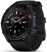 Garmin Descent Mk3i 51mm, Silver and Black Ti.with Black Silicone (010-02752-44)