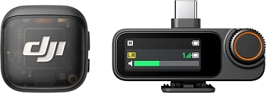 Беспроводной микрофон DJI Mic 3 (1 TX + 1 RX), черный