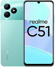Смартфон realme C51 4/128 ГБ, зеленый