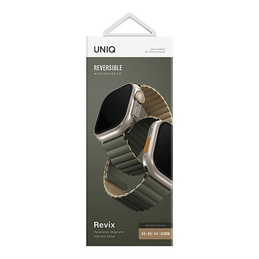 Ремешок Uniq Revix Reversible Magnetic для Apple Watch 42/44/45/49 mm