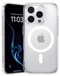 Чехол Benks Lucent Pro с MagSafe для iPhone 16 Pro Max, прозрачный (Transparent)