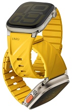 Uniq FLUO Silicone Rubber для Apple Watch 49-40 мм, Golden Yellow