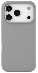 Чехол uBear Touch Mag Case с MagSafe  для iPhone 17 Pro (силикон, софт-тач), светло-серый (CS557LG63PTH-I25M)