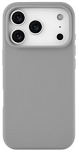 Чехол uBear Touch Mag Case с MagSafe  для iPhone 17 Pro (силикон, софт-тач), светло-серый (CS557LG63PTH-I25M)