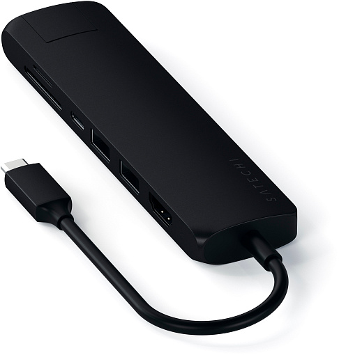 Адаптер Satechi USB-C Slim Multiport with Ethernet