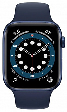 Часы Apple Watch Series 6 GPS 44mm Aluminum Case with Sport Band (Синий/Темный ультрамарин)
