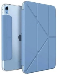 Чехол-книжка Uniq Camden Anti-microbial Northern Blue для iPad 10.9 2022 (Gen 10), iPad 11 2025 (Gen 11) голубой PDP10G(2022)-CAMNBU