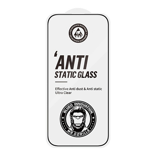 Защитное стекло BlueO Narrow border Anti-Static для iPhone 16/15