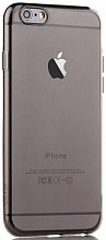 Силиконовый чехол iPhone 6S/6S Plus, темный прозначный