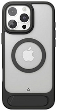 Силиконовый чехол VLP Reels Case с MagSafe для iPhone 16 Pro, черный (10525007)