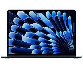 Apple MacBook Air 15" (M3 8C/10C), 16 ГБ, 256 ГБ, темная ночь