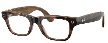 Умные очки Meta Ray-Ban Blayzer Optics Gen2 RW7001, 150–50 Demo Lens Shiny Havana (черепаховые) 8056262944592