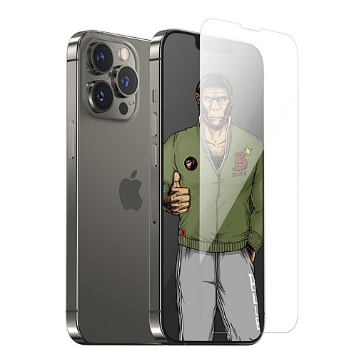 Защитное стекло BlueO Clear Full Cover для iPhone 16e /14 /13/13 Pro