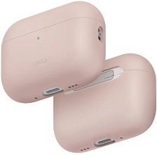 Чехол Uniq Lino Liquid silicone для AirPods Pro 3, розовый (AIRPODSPRO3-LINOBLPINK)