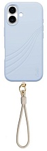 Uniq Coehl Serina Strap с MagSafe для iPhone 17, Dewdrop Blue (IP6.3(2025)-SERMDBLU)