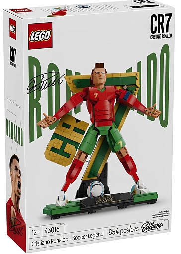 Конструктор LEGO Editions 43016 Криштиану Роналду - легенда футбола