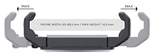 Универсальный зажим для телефона SP connect SP Universal Phone Clamp Max SPC+