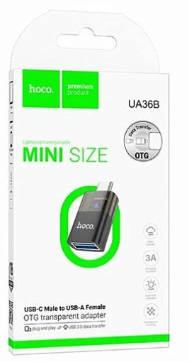 Переходник HOCO UA36B Type-C на USB