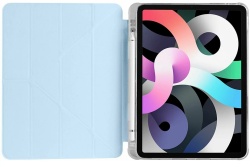 Чехол-книжка для iPad Air 4 10.9 (2020) / iPad Air 5 10.9 (2022) с отсеком для стилуса, голубой