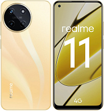 Смартфон realme 11 8/256 ГБ, золотистый