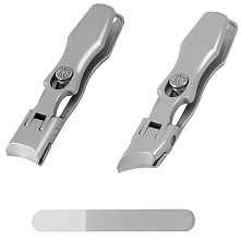 Маникюрный набор Xiaomi Jingyan Large Opening Nail Clipper Nail File Set, серебристый (JZ01H)