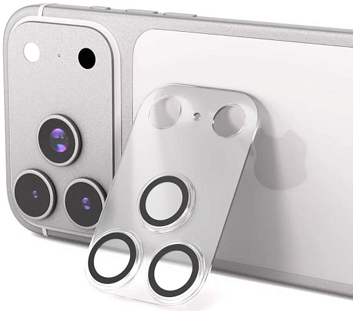 Защитное стекло VLP для камеры iPhone 17 Pro, с черной рамкой