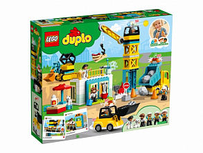 Конструктор LEGO DUPLO 10933 Башенный кран на стройке