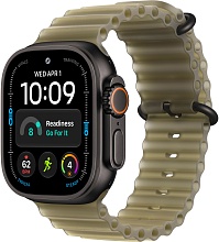 Apple Watch Ultra 4 (2026) 49mm Black Titanium Case with Translucent Kelp Ocean Band