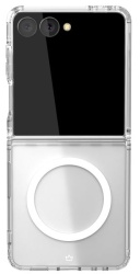 Чехол VLP Crystal Case с Magsafe для Samsung Galaxy Flip 7, прозрачный (1052052)