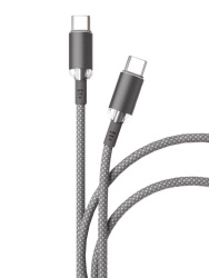 Кабель VLP Diamond USB Type-C - USB Type-C, 1.2м, серый
