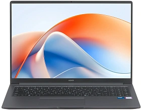 Ноутбук Honor MagicBook X16 Plus 2025 16" (Intel Core 5 220H, Intel Graphics) 16ГБ, 512ГБ, Win 11 Home, серый (5301ALVX)