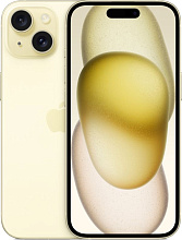 Смартфон Apple iPhone 15 128GB, желтый