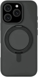 Чехол uBear Clip 360 Mag с кольцом-стендом для Apple iPhone 16 Pro, черный (CS439BL63PRG-I24M)