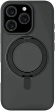 Чехол uBear Clip 360 Mag с кольцом-стендом для Apple iPhone 16 Pro, черный (CS439BL63PRG-I24M)