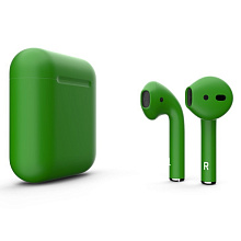 Наушники Apple Airpods 2 Color, зелёные матовые