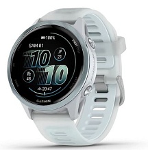 Garmin Forerunner 570 42mm, Steinweiss/Cloud Blue Aluminium (010-02970-01)