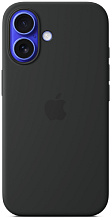 Чехол Apple для iPhone 16 Silicone Case с MagSafe, Black (MYY13)