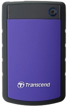 Внешний жесткий диск HDD Transcend StoreJet 25H3 1 ТБ, фиолетовый (TS1TSJ25H3P)