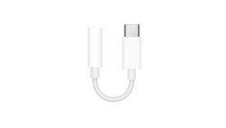 Адаптер Apple Type-C - mini jack 3.5 (MU7E2ZM/A), белый