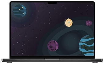 Apple MacBook Pro 16" (2024) (M4 Max 16C/40C) 128 ГБ, 2 ТБ SSD, Space Black Nano-Texture (Z1FW000KR LL/A)